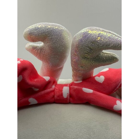 Squishmallows  Valentines Bunny Plush With Heart Accents & Bow Tie Headband - Picture 5 of 13